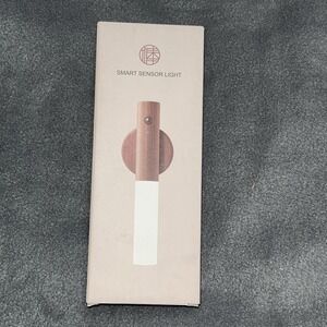 Auto LED Motion Sensor Night Light USB Rechargeable Magnetic Wood‎ Wall Lamp